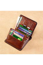 Timeless Leather Wallet for Men - A Must-Have Accessory, Dark Blue Fatio General Trading