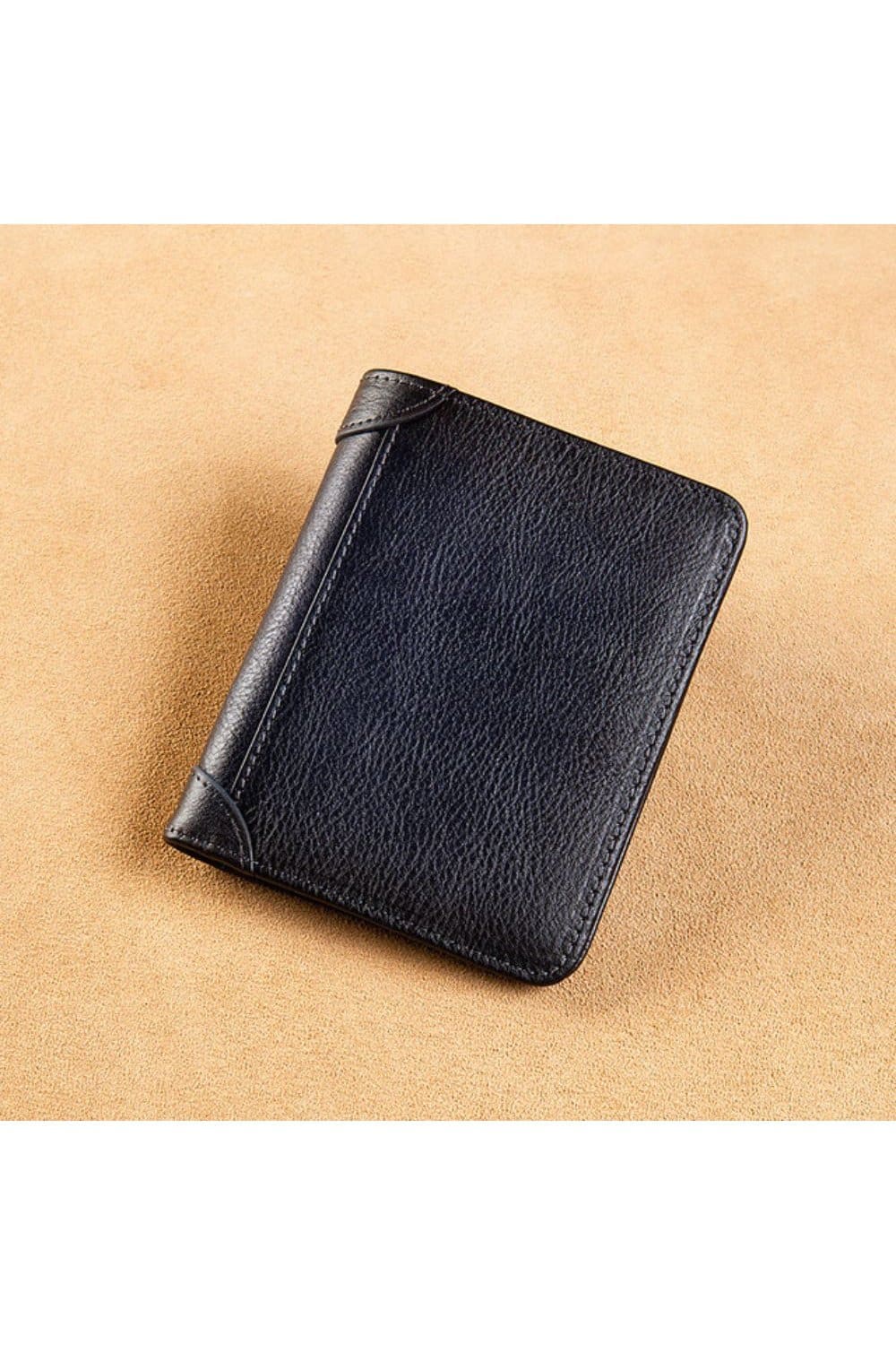 Timeless Leather Wallet for Men - A Must-Have Accessory, Dark Blue Fatio General Trading