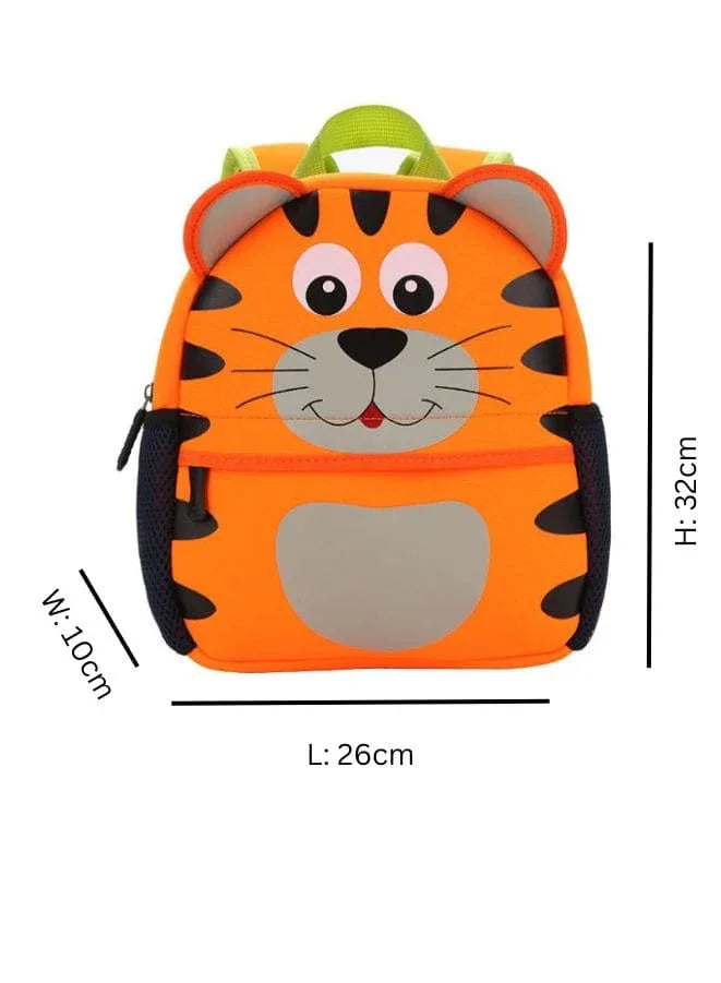 Toddler Backpack for Little Kids Water Resistance Kindergarten Preschool Cute Animal Cartoon Backpacks for Boys and Girls, Tiger Fatio General Trading