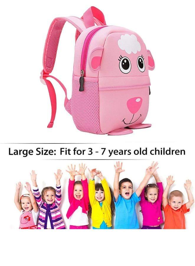 Toddler Backpack for Little Kids Water Resistance Kindergarten Preschool Cute Animal Cartoon Backpacks for Boys and Girls, Goat Fatio General Trading