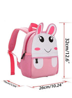 Toddler Backpack for Little Kids Water Resistance Kindergarten Preschool Cute Animal Cartoon Backpacks for Boys and Girls, , Rabbit Fatio General Trading