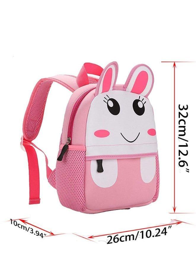 Toddler Backpack for Little Kids Water Resistance Kindergarten Preschool Cute Animal Cartoon Backpacks for Boys and Girls, , Rabbit Fatio General Trading