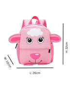 Toddler Backpack for Little Kids Water Resistance Kindergarten Preschool Cute Animal Cartoon Backpacks for Boys and Girls, Goat Fatio General Trading
