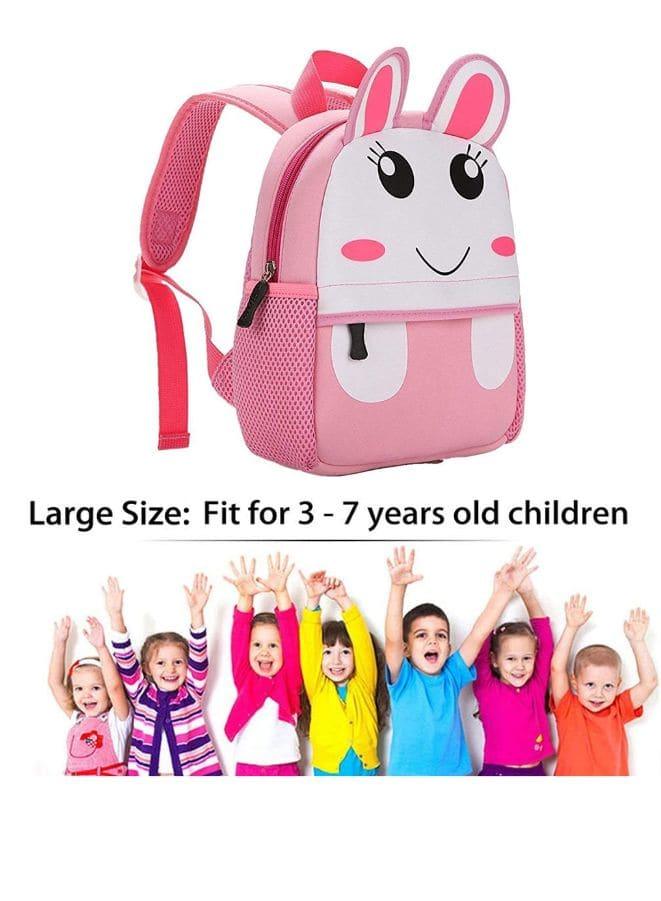 Toddler Backpack for Little Kids Water Resistance Kindergarten Preschool Cute Animal Cartoon Backpacks for Boys and Girls, , Rabbit Fatio General Trading