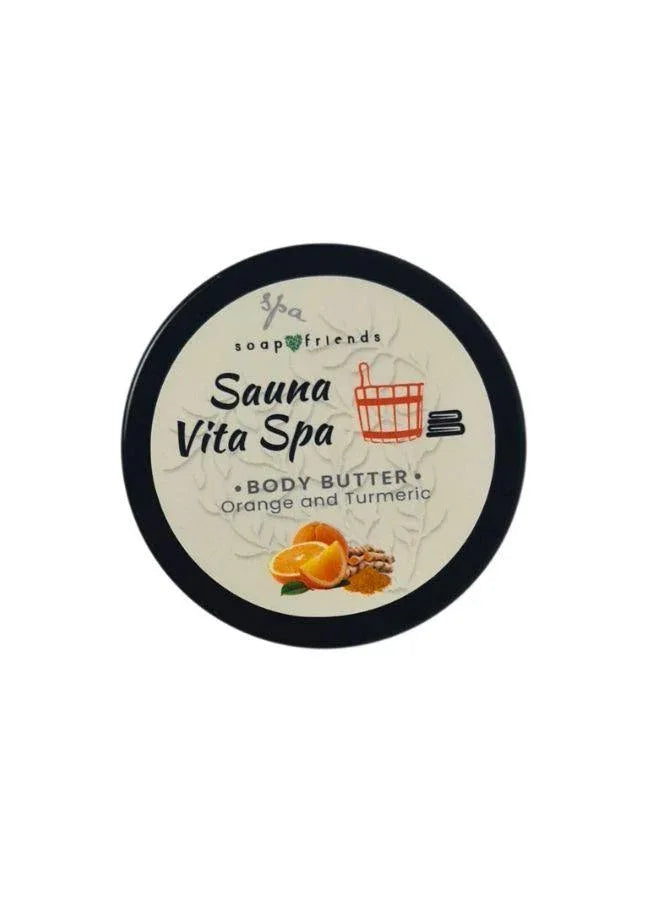 Orange Turmeric Infusion - 50ml Body Butter for Post-Sauna for Silky Smooth Skin