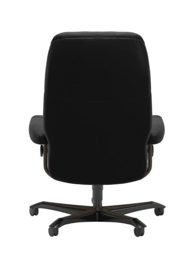 Stressless Consul Leather Office Chair - back