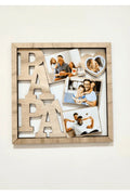 Unique Fathers Day Wooden Photo Frame for desk (Father's Day Gift Idea) Fatio General Trading