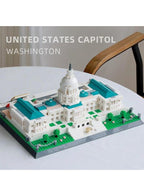 USA The Capitol Building Sets with 1074 Pieces Bricks Classic City Skyline DIY Model Kids Educational Toys and Birthday Gift Fatio General Trading