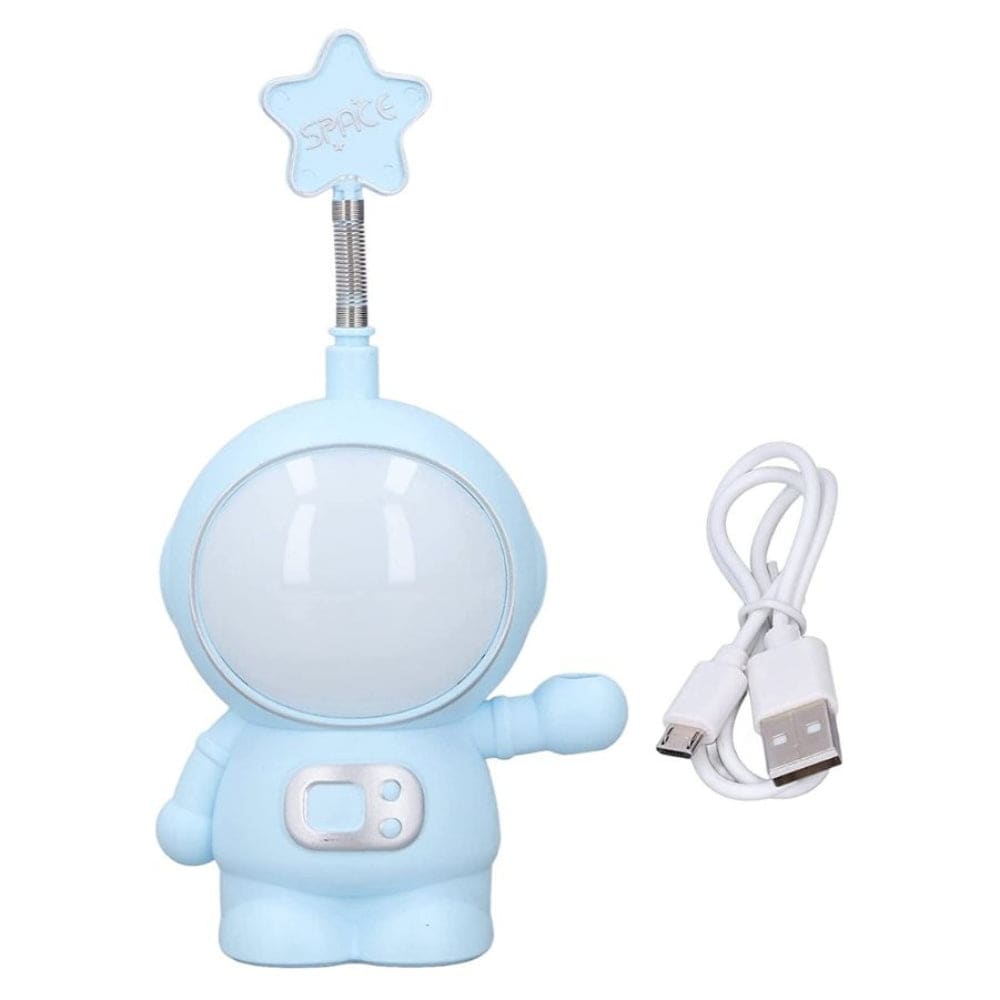 USB Rechargeable Astronaut Table Lamp, LED Table Lamp, ABS Material, USB Charging, 2 Light Modes for Home Table Fatio General Trading