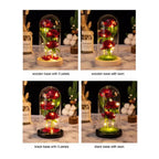 Valentines Day Gifts for Her, Valentine Rose Gift for Her Anniversary Birthday Party Beauty and The Beast Rose Flowers Artificial Rose Flower Gift on Preserved Rose Unique Gift for Wife Fatio General Trading