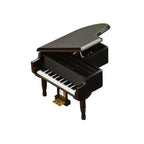 Vintage Windup Wooden Piano Music Box With Classical Music Tunes, Creative, Cute And Romantic Musical Gift for Birthday, Valentine, Christmas Fatio General Trading