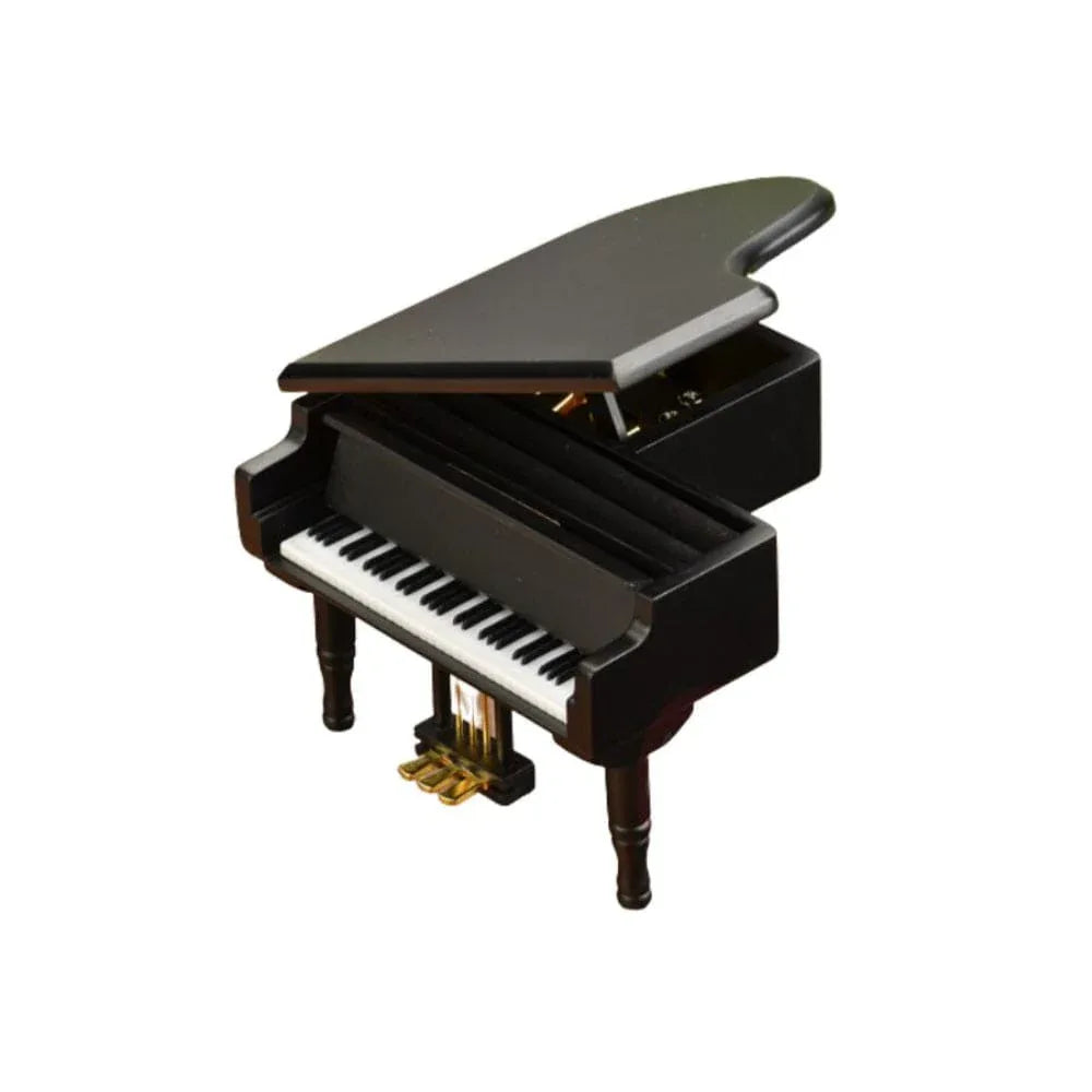 Vintage Windup Wooden Piano Music Box With Classical Music Tunes, Creative, Cute And Romantic Musical Gift for Birthday, Valentine, Christmas Fatio General Trading