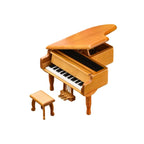 Vintage Windup Wooden Piano Music Box With Classical Music Tunes, Creative, Cute And Romantic Musical Gift for Birthday, Valentine, Christmas Fatio General Trading