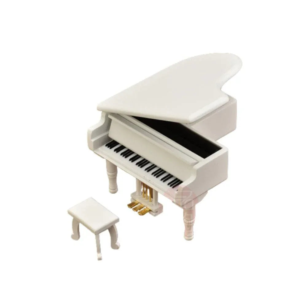 Vintage Windup Wooden Piano Music Box With Classical Music Tunes, Creative, Cute And Romantic Musical Gift for Birthday, Valentine, Christmas Fatio General Trading