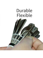 Whizz 6 PCS Feather Badminton Shuttle Goose Curving Feather Badminton Balls Sports Training Badminton Balls for Indoor Outdoor Sports, Black Fatio General Trading