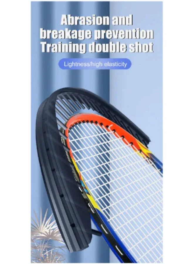 Whizz T20 2 PCS Badminton Racket Set for Family Game, School Sports, Lightweight with Full Cover for Indoor and Outdoor Play Beginners Level, Red Fatio General Trading