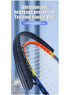 Whizz T20 2 PCS Badminton Racket Set for Family Game, School Sports, Lightweight with Full Cover for Indoor and Outdoor Play Beginners Level, Red Fatio General Trading