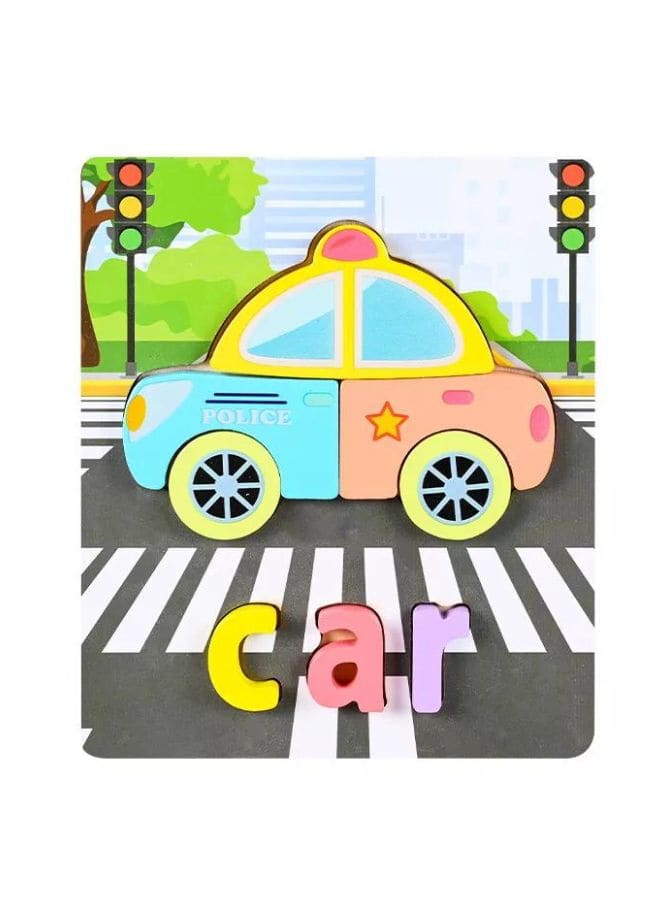 Wooden 3D Puzzle Educational Toys for Children Teaching Aids Set (8pcs) Fatio General Trading