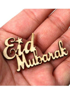 Wooden Eid Mubarak Decoration English Alphabet Crafts DIY Letters for Eid Mubarak Festival Themed Materials Fatio General Trading