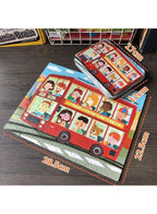 Wooden Jigsaw 120 Pieces Cartoon Animals Fairy Tales Puzzles Children Wood Early Learning Set Montessori Education Toy Kids Gift, Gnomes Fatio General Trading