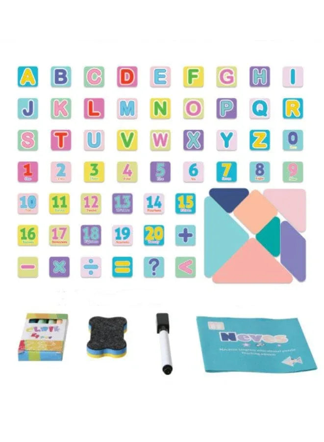 Wooden Portable Magentic Writing Board Blackboard Two in One Fatio General Trading