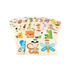 Wooden Puzzles for Kids Boys and Girls Set (40 pcs) Fatio General Trading