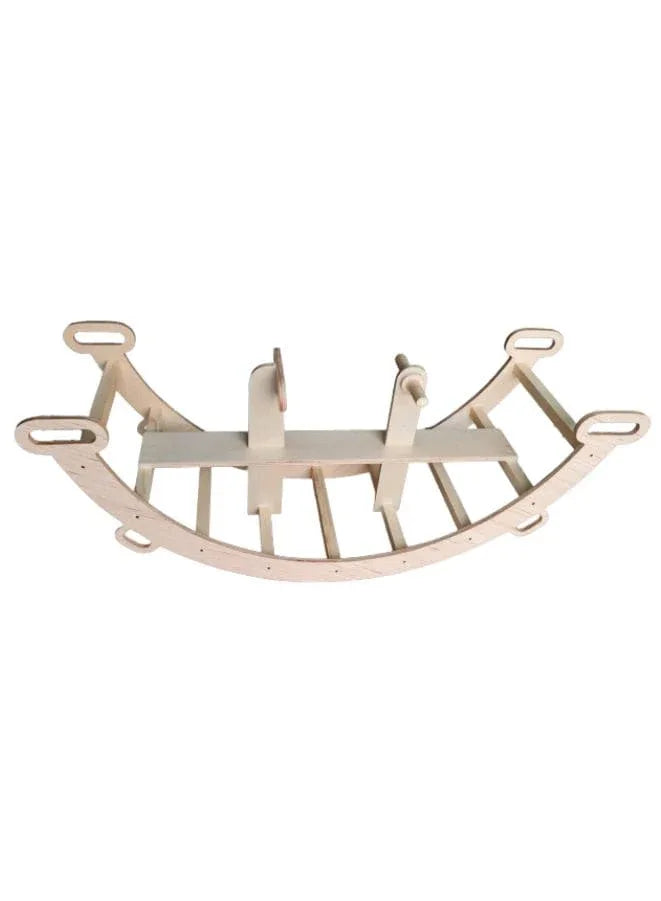 Wooden See-saw, Rocker or Climber for kids, Wooden Kid's Furniture Seesaw for kids aged 2 to 8 years old, Authentic Wooden Kid's Furniture Toy Fatio General Trading