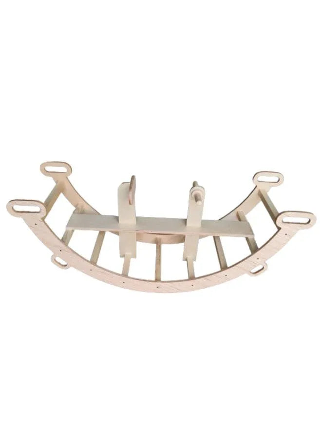 Wooden See-saw, Rocker or Climber for kids, Wooden Kid's Furniture Seesaw for kids aged 2 to 8 years old, Authentic Wooden Kid's Furniture Toy Fatio General Trading