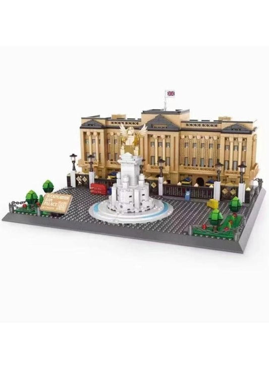 World famous Historical architecture British London Buckingham Palace building block assembly model brick toy collection Fatio General Trading