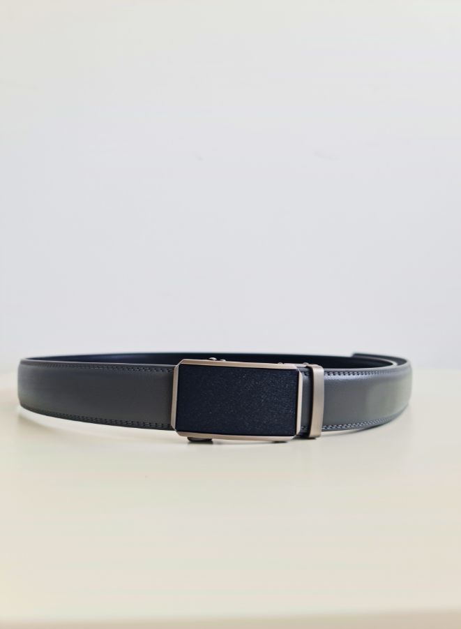 Men's Leather Belt, Adjustable casual Belt with Automatic Buckle for Men