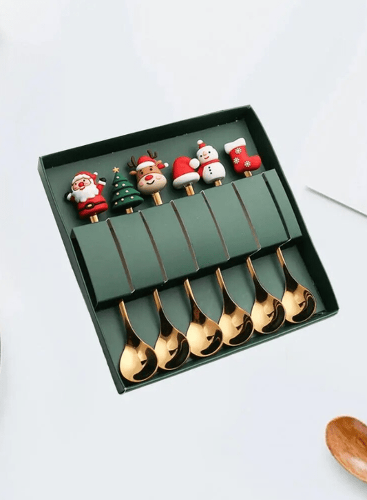 Christmas Stainless Steel Spoons and Forks