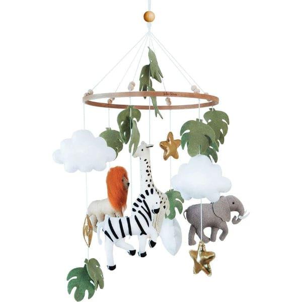 Zoo Animals Baby Crib Nursery Mobile Wall Hanging Decor, Baby Crib Mobile for Infants Ceiling Mobile, Cute and Adorable Hanging Decorations Fatio General Trading