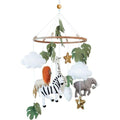Zoo Animals Baby Crib Nursery Mobile Wall Hanging Decor, Baby Crib Mobile for Infants Ceiling Mobile, Cute and Adorable Hanging Decorations Fatio General Trading