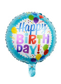 1 pc 18 Inch Birthday Party Balloons Large Size Happy Birthday Blue Foil Balloon Adult & Kids Party Theme Decorations for Birthday, Anniversary, Baby Shower Fatio General Trading
