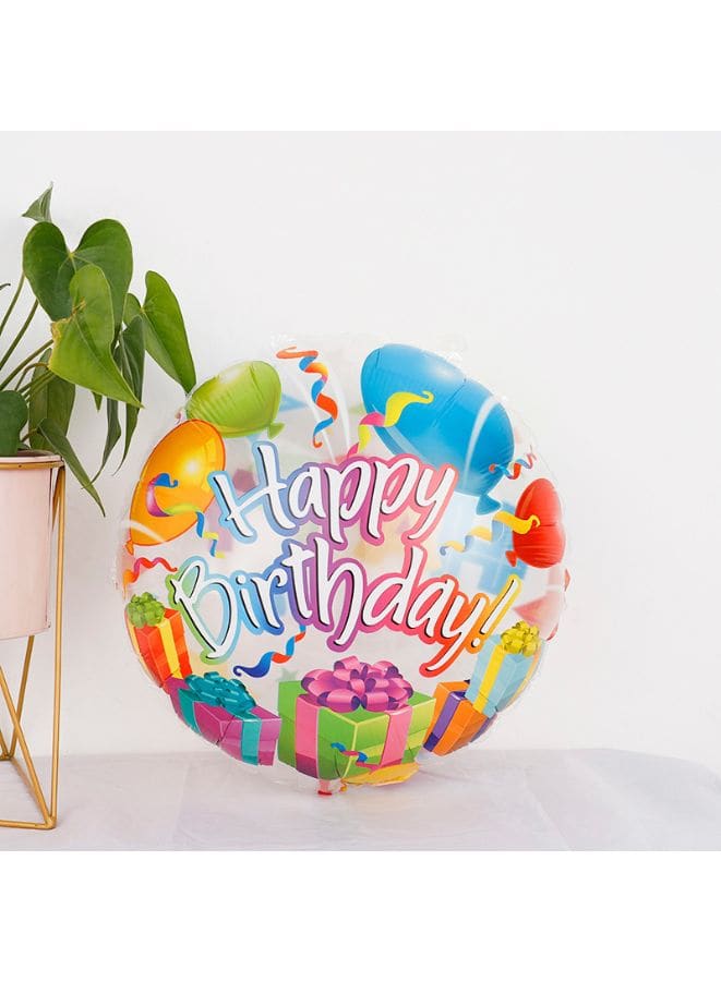 1 pc 18 Inch Birthday Party Balloons Large Size Happy Birthday Foil Balloon Adult & Kids Party Theme Decorations for Birthday, Anniversary, Baby Shower Fatio General Trading