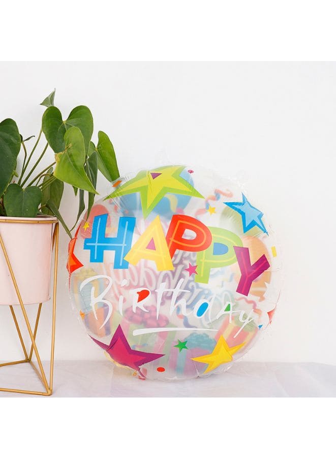 1 pc 18 Inch Birthday Party Balloons Large Size Happy Birthday Foil Balloon Adult & Kids Party Theme Decorations for Birthday, Anniversary, Baby Shower Fatio General Trading