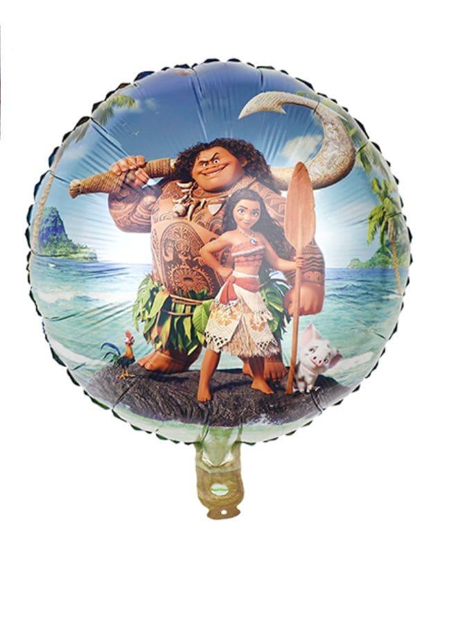 1 pc 18 Inch Birthday Party Balloons Large Size Moana Double Sided Foil Balloon Adult & Kids Party Theme Decorations for Birthday, Anniversary, Baby Shower Fatio General Trading