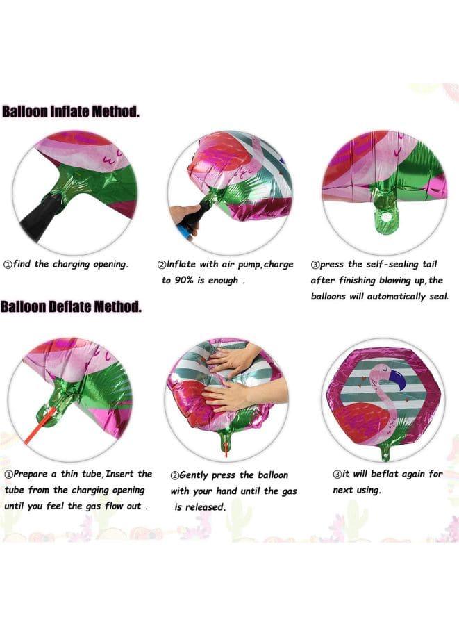 1 pc 18 Inch Birthday Party Balloons Large Size Rainbow Happy Birthday Foil Balloon Adult & Kids Party Theme Decorations for Birthday, Anniversary, Baby Shower, Pink Fatio General Trading