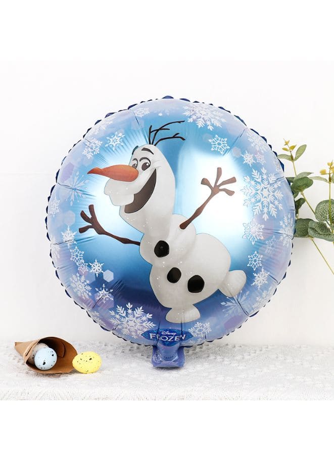 1 pc 18 Inch Birthday Party Balloons Large Size Snowman Foil Balloon Adult & Kids Party Theme Decorations for Birthday, Anniversary, Baby Shower Fatio General Trading