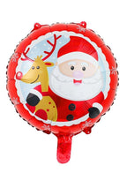 1 pc 18 Inch Christmas Party Balloons Large Size Santa and Deer Foil Balloon Adult & Kids Party Theme Decorations for Birthday, Anniversary, Baby Shower Fatio General Trading