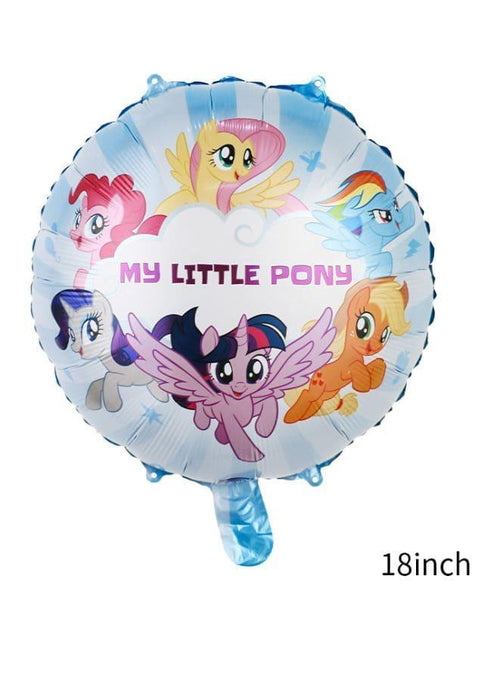1 pc 18 Inch Birthday Party Balloons Large Size Little Pony Foil Balloon Adult & Kids Party Theme Decorations for Birthday, Anniversary, Baby Shower Fatio General Trading