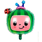1 pc  Birthday Party Balloons Large Size Cocomelon Double Sided Foil Balloon Adult & Kids Party Theme Decorations for Birthday, Anniversary, Baby Shower Fatio General Trading