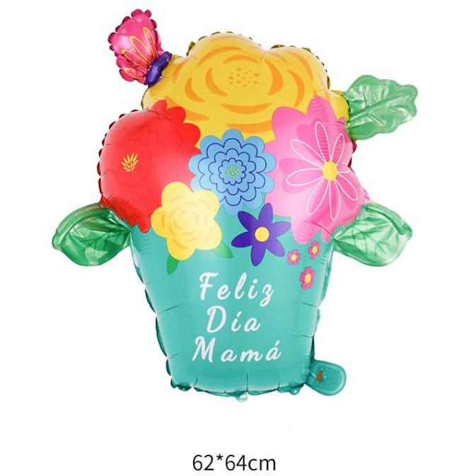 1 pc  Birthday Party Balloons Large Size Flowers Foil Balloon Adult & Kids Party Theme Decorations for Birthday, Anniversary, Baby Shower Fatio General Trading