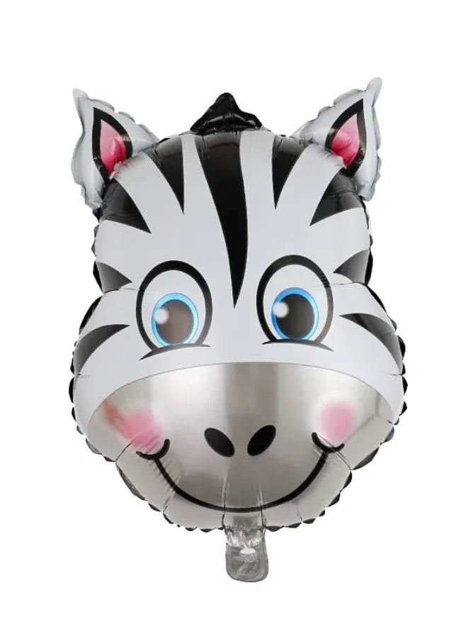 1 pc  Birthday Party Balloons Large Size Zebra Foil Balloon Adult & Kids Party Theme Decorations for Birthday, Anniversary, Baby Shower Fatio General Trading