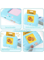 112 Cards Talking Flash Cards for Toddlers 2-4 Years ,Educational Toys for 1 2 3 4 Year Old - Speech Therapy Toys Learning Animals Shape Color, Learning Cards Machine Birthday Gift for Ages 1-4 Fatio General Trading