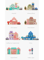 115pcs Colorful Building Blocks Sets Wooden Construction City Scene Traffic Bucket Creative DIY Assembly Toy Educational Toy Fatio General Trading