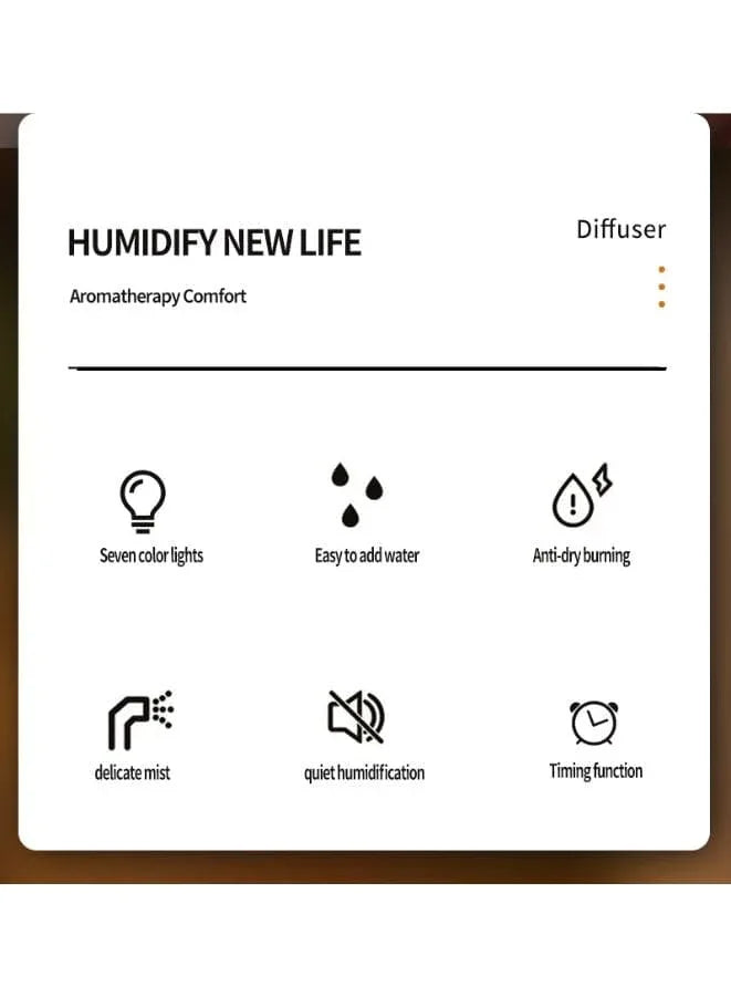 120ml Electric Aromatherapy Diffuser :Elevate Your Environment - Fatio General Trading