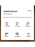 120ml Electric Aromatherapy Diffuser :Elevate Your Environment - Fatio General Trading