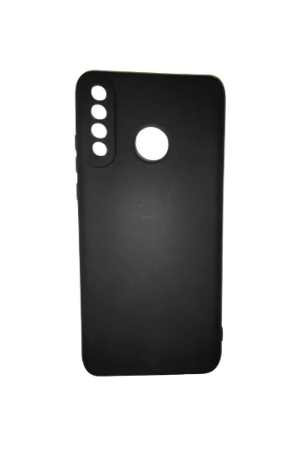 Huawei P30 Silicone Case, Super-Slim, Advanced Shock-Absorbent Scratch-Resistant Silicon Case Cover For Huawei P30, Black Fatio General Trading