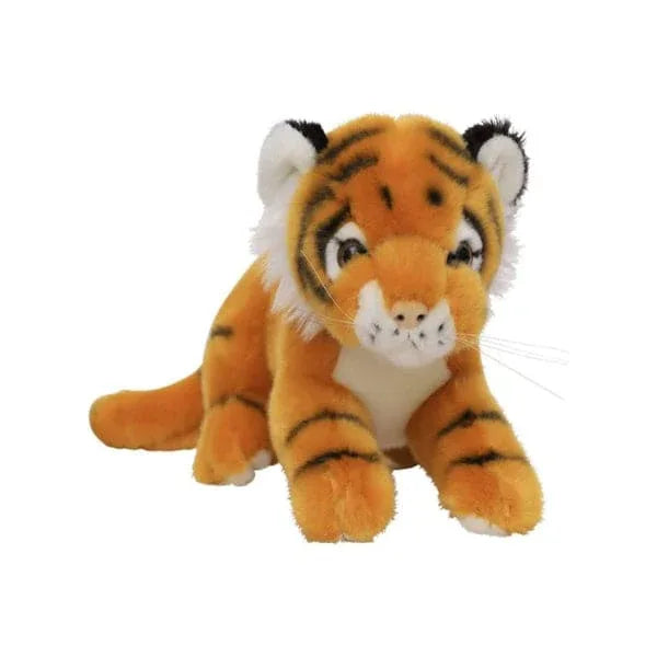 20cm Realistic Tiger Animal Plush Soft Stuffed Doll made from Eco-friendly Cotton Toy Bed Sofa Chair Decoration - Fatio General Trading
